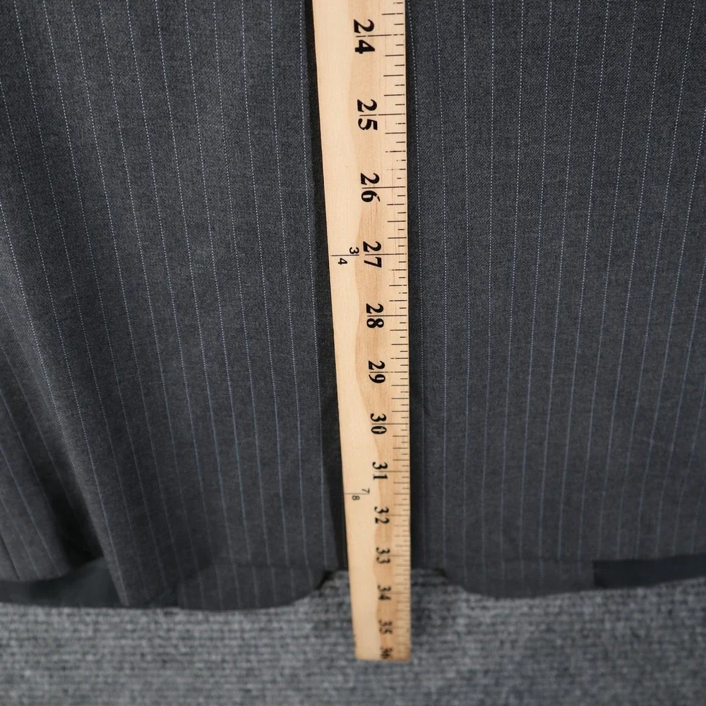 Hickey Freeman Sport Coat Mens 44L Wool Pinstripe Mitchells Westport Business